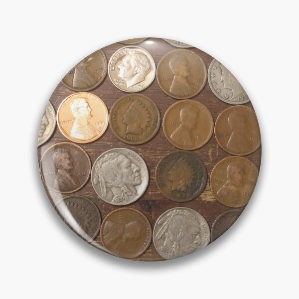 Item preview, Well used Indian Cents, Mercury Dimes, Buffalo Nickles and More designed and sold by coinsxcrochet.