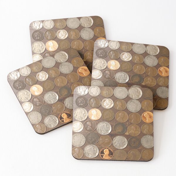 Item preview, Well used Indian Cents, Mercury Dimes, Buffalo Nickles and More designed and sold by coinsxcrochet.