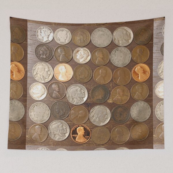 Item preview, Well used Indian Cents, Mercury Dimes, Buffalo Nickles and More designed and sold by coinsxcrochet.