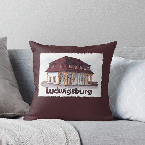 Ludwigsburg - Garnisonmuseum Throw Pillow
