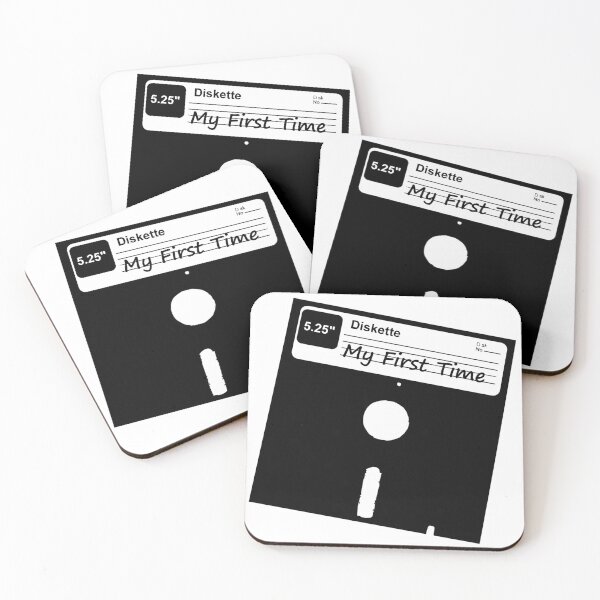 Item preview, My First Time Retro 80s Floppy Disk designed and sold by flippinsg.