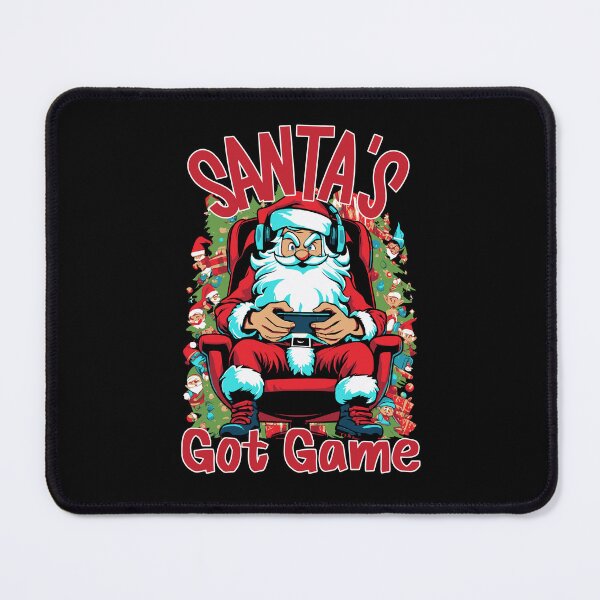 Item preview, Santa's Got Game - Funny Christmas Holiday Santa Gaming designed and sold by Urban-Alien.