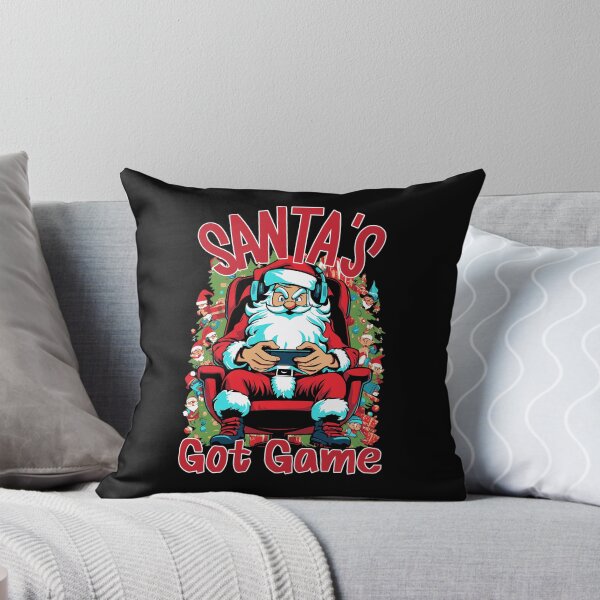 Item preview, Santa's Got Game - Funny Christmas Holiday Santa Gaming designed and sold by Urban-Alien.