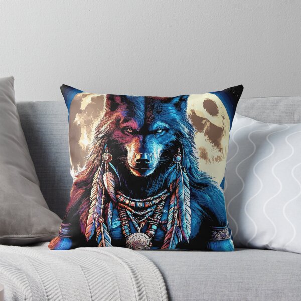 Item preview, Native American Wolfman designed and sold by Artbyminga.