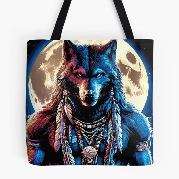 Item preview, Native American Wolfman designed and sold by Artbyminga.