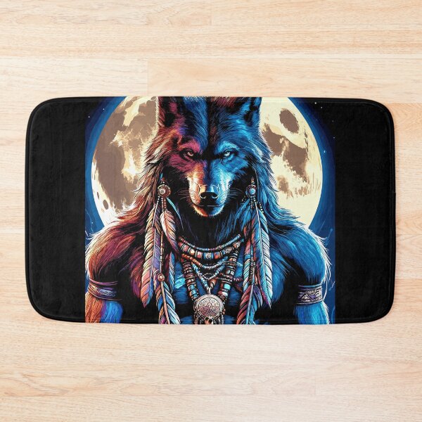 Item preview, Native American Wolfman designed and sold by Artbyminga.