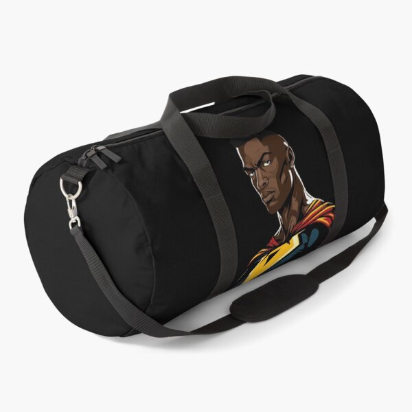 Item preview, Cool Black Super Hero Portrait - African SuperHero Cartoon Style designed and sold by MadeByRobots.