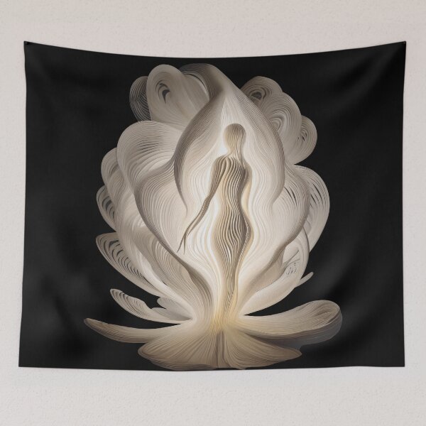 Item preview, "Resonance of Serenity: A Silhouette Symphony designed and sold by DumbPet.