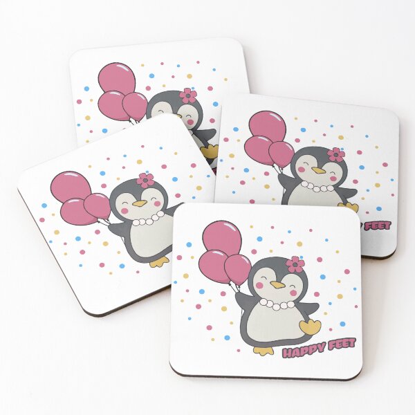 Item preview, Pink happy feet party penguin  designed and sold by YLinDesign.