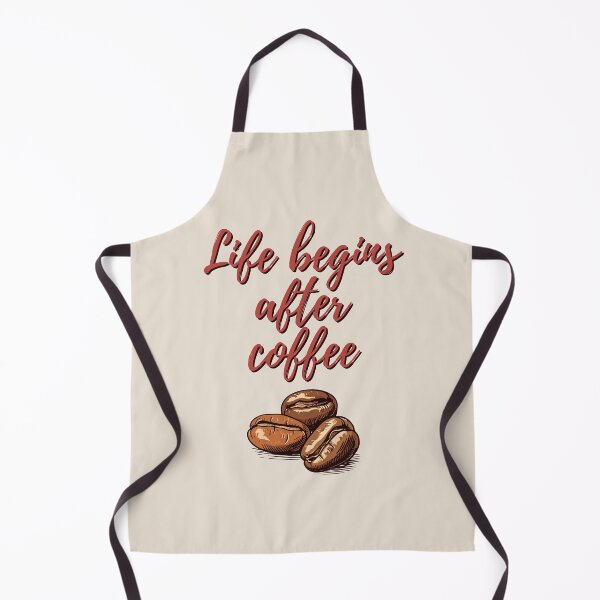 Aperçu de l'œuvre La vie commence après le café | Amateur de café | créée et vendue par GiveMeMood.