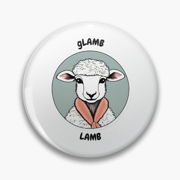 Item preview, Glamorous lamb designed and sold by WildLadyWood.