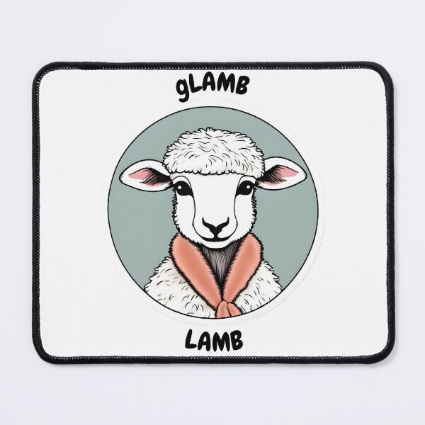 Item preview, Glamorous lamb designed and sold by WildLadyWood.