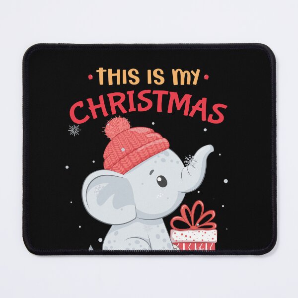 Item preview, This Is My Christmas Pajama Shirt Baby Elephant Hat Xmas designed and sold by Echo Dusk.