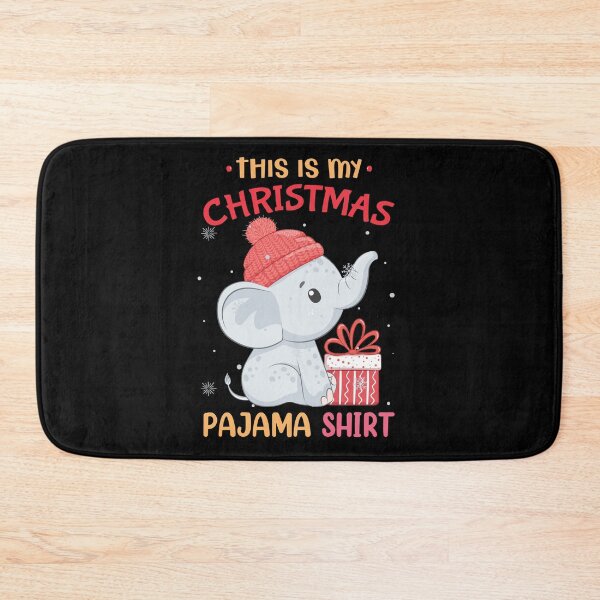 Item preview, This Is My Christmas Pajama Shirt Baby Elephant Hat Xmas designed and sold by Echo Dusk.