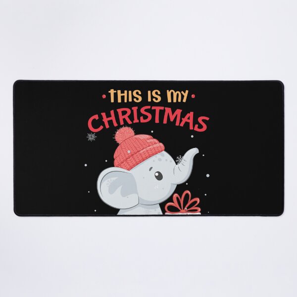 Item preview, This Is My Christmas Pajama Shirt Baby Elephant Hat Xmas designed and sold by Echo Dusk.