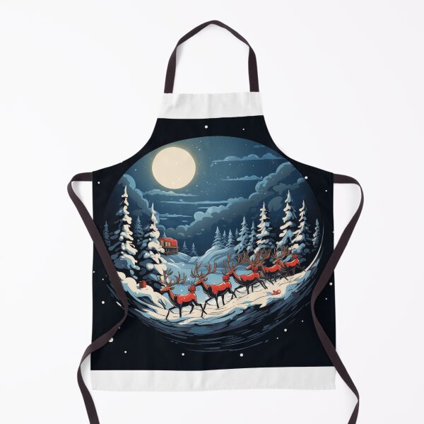 Artikelvorschau, Kopie von „Joyful Reindeer Frolic: Whimsical Christmas Sleigh Ride, Festive Holiday Illustration“. entworfen und verkauft von Huycao211.