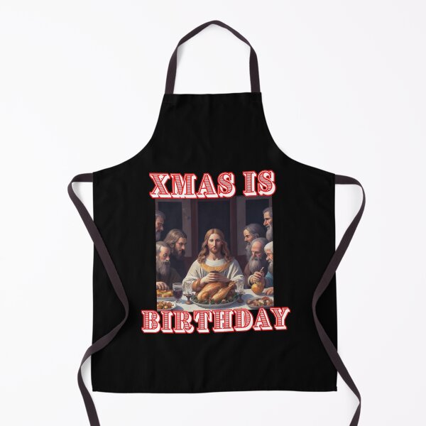 Item preview, Xmas is birthday of Jesus on Christmas like da Vinci last supper for xmas designed and sold by thankful-loco.
