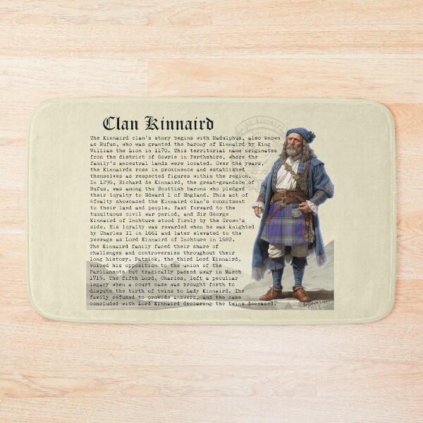 Item preview, Clan Kinnaird Scottish History  designed and sold by BagTown Clans.