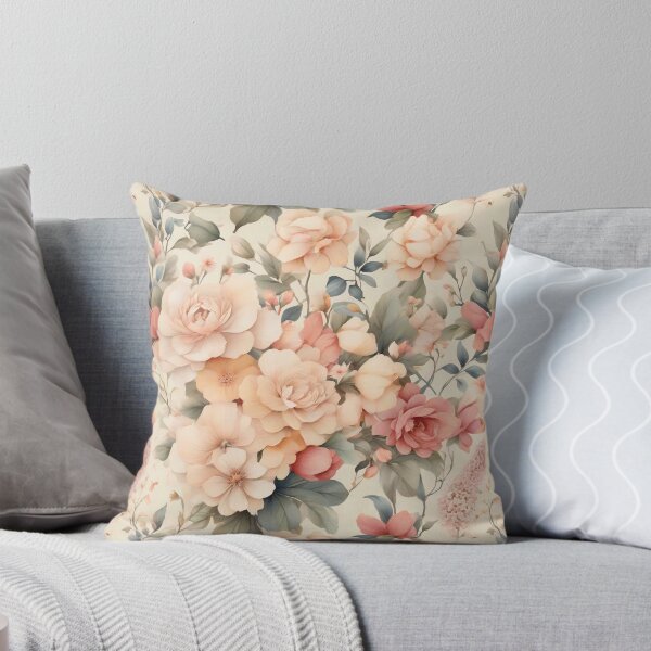 Aperçu de l'œuvre Modèle de fleurs vintage créée et vendue par Patternliss.
