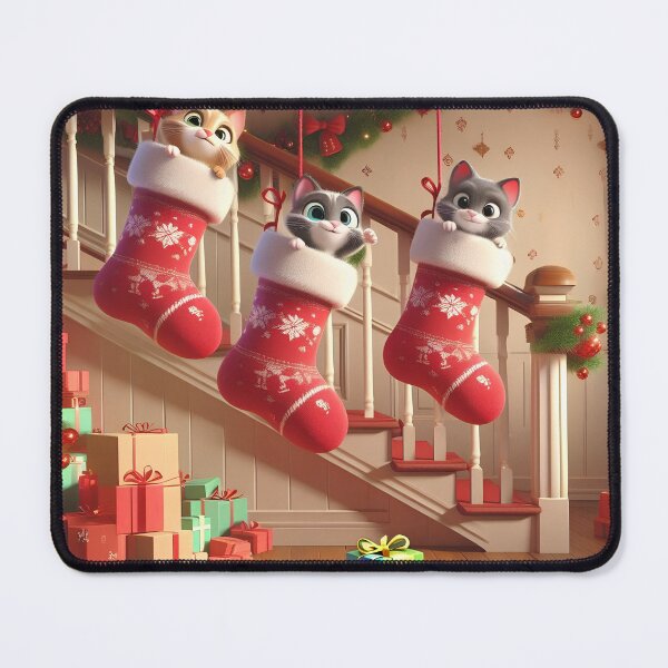 Item preview, Feline Fantasia: Enchanted Christmas Staircase designed and sold by CatMatch.