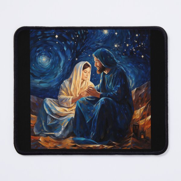 Item preview, Impressionist Christmas Nativity Scene designed and sold by Psalm23store.