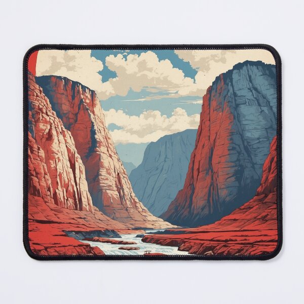 Item preview, Cañon del Sumidero Chiapas Mexico Vintage Poster 2 designed and sold by TravelersGems.