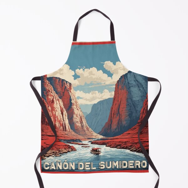 Item preview, Cañon del Sumidero Chiapas Mexico Vintage Poster 2 designed and sold by TravelersGems.
