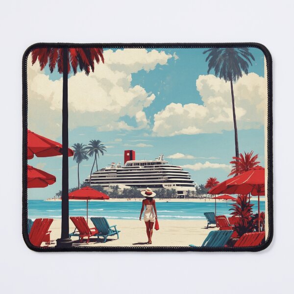 Item preview, Cancun Mexico Vintage Poster designed and sold by TravelersGems.