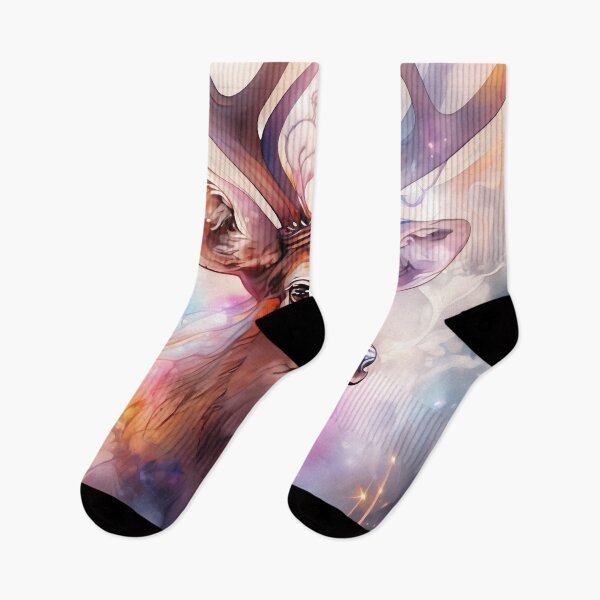 Item preview, Mystical Stag of the Cosmos designed and sold by kaileena-ai.