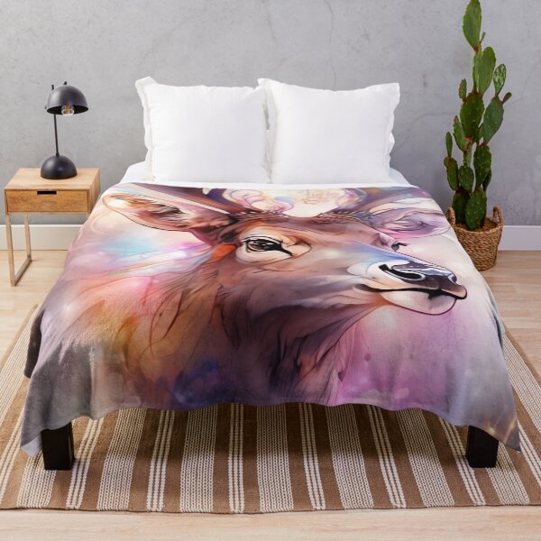 Item preview, Mystical Stag of the Cosmos designed and sold by kaileena-ai.