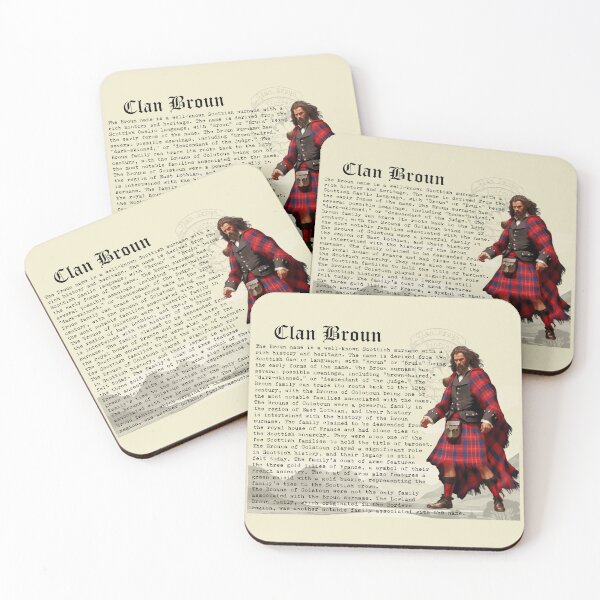 Item preview, Clan Broun Scottish History  designed and sold by BagTown Clans.