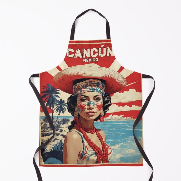 Item preview, Cancun Mexico Vintage Poster 2 designed and sold by TravelersGems.