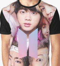 BTS Group PHOTO Case / Poster ECT ( Selfie ) With Logo 2018 Graphic T-Shirt