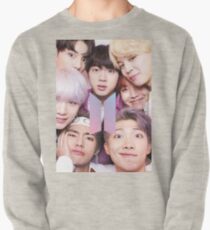 Sudadera sin capucha BTS Group PHOTO Case / Poster ECT (Selfie) con logotipo
