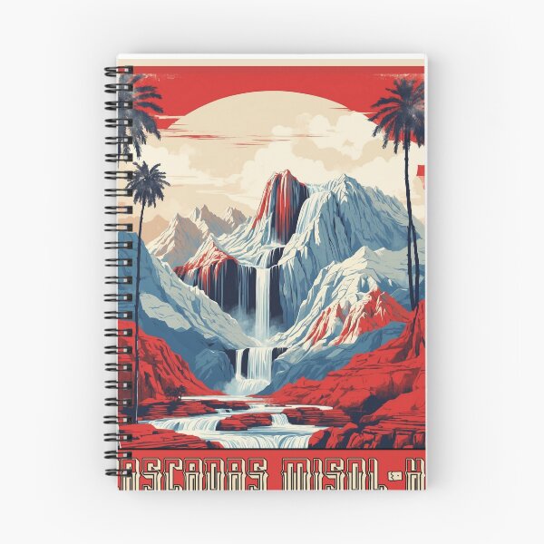 Item preview, Cascadas Misol-Ha Mexico Vintage Poster designed and sold by TravelersGems.