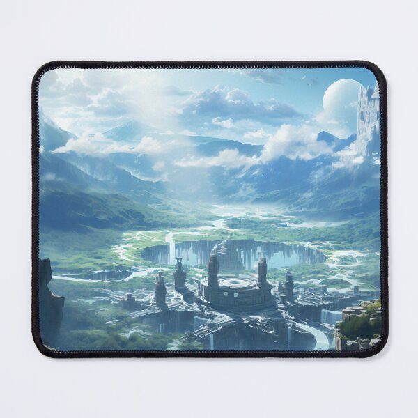 Item preview, Enchantment at Dusk: The Celestial City of Azure Peaks designed and sold by oanaunciuleanu.