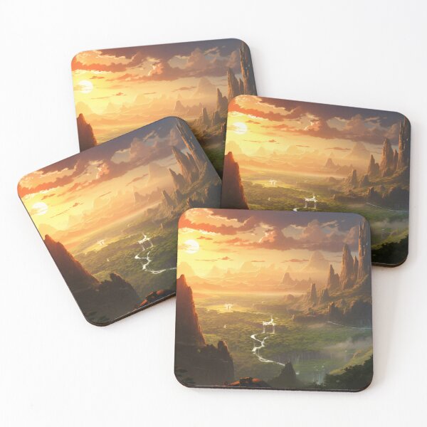 Item preview, Enchantment at Dusk: The Celestial City of Azure Peaks designed and sold by oanaunciuleanu.