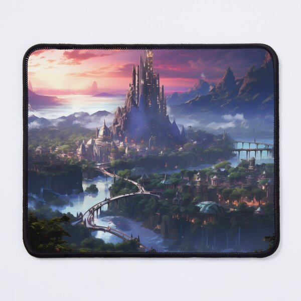 Item preview, Enchantment at Dusk: The Celestial City of Azure Peaks designed and sold by oanaunciuleanu.