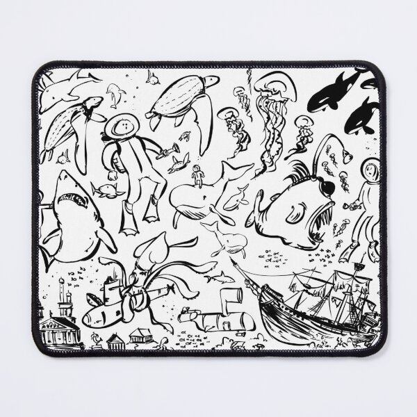 Item preview, Deep Sea Doodle designed and sold by Atmospheric Comics Company.