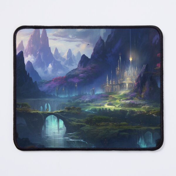 Item preview, Enchantment at Dusk: The Celestial City of Azure Peaks designed and sold by oanaunciuleanu.