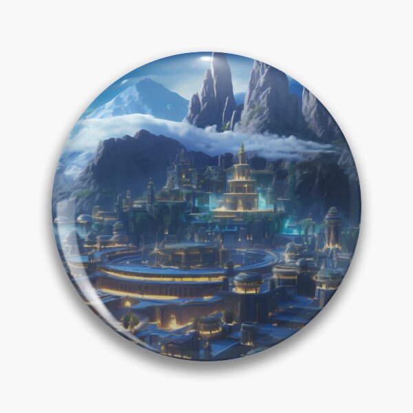Item preview, Enchantment at Dusk: The Celestial City of Azure Peaks designed and sold by oanaunciuleanu.