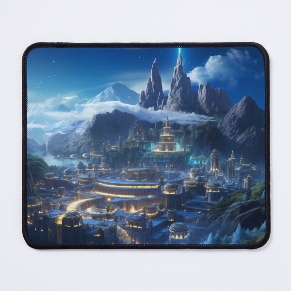 Item preview, Enchantment at Dusk: The Celestial City of Azure Peaks designed and sold by oanaunciuleanu.