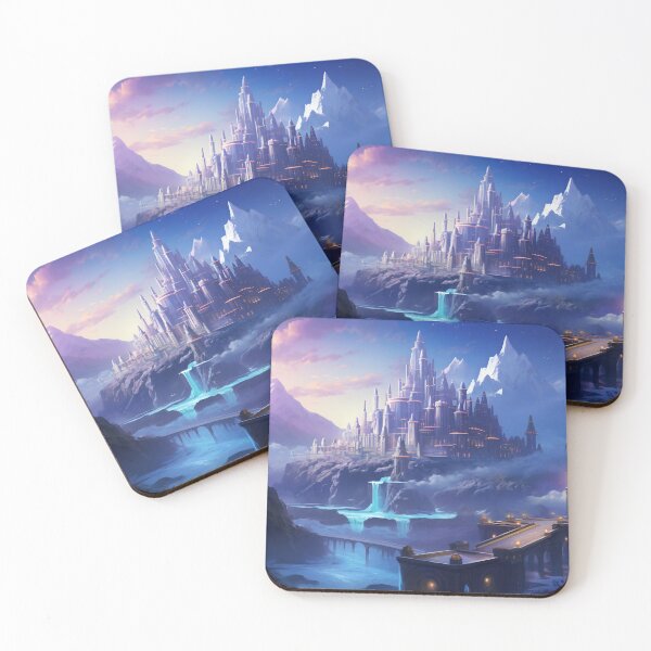 Item preview, Enchantment at Dusk: The Celestial City of Azure Peaks designed and sold by oanaunciuleanu.
