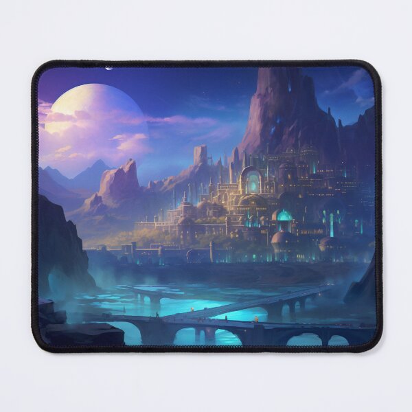 Item preview, Enchantment at Dusk: The Celestial City of Azure Peaks designed and sold by oanaunciuleanu.