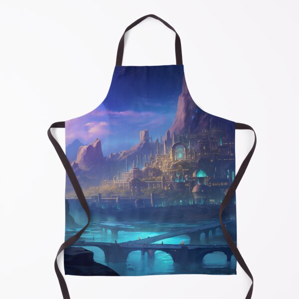Item preview, Enchantment at Dusk: The Celestial City of Azure Peaks designed and sold by oanaunciuleanu.
