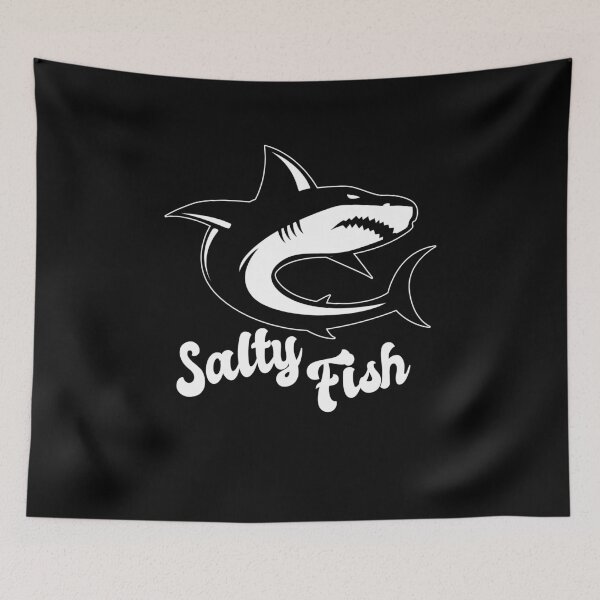 Item preview, Salty Fish Sassy Shark Pun designed and sold by flippinsg.