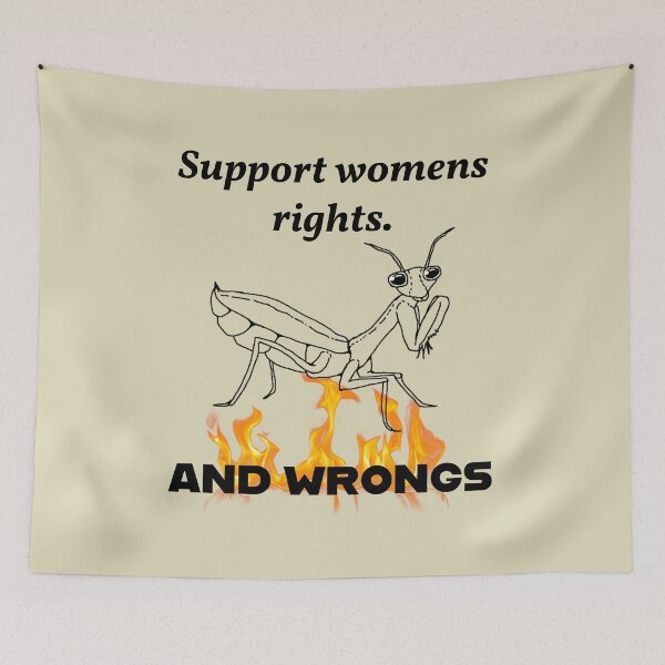 Item preview, Support womens rights AND WRONGS designed and sold by Shred-Lettuce.