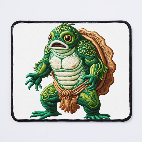 Item preview, Embroidered Japanese Kappa Monster Legend Myth designed and sold by kylmllr101684.