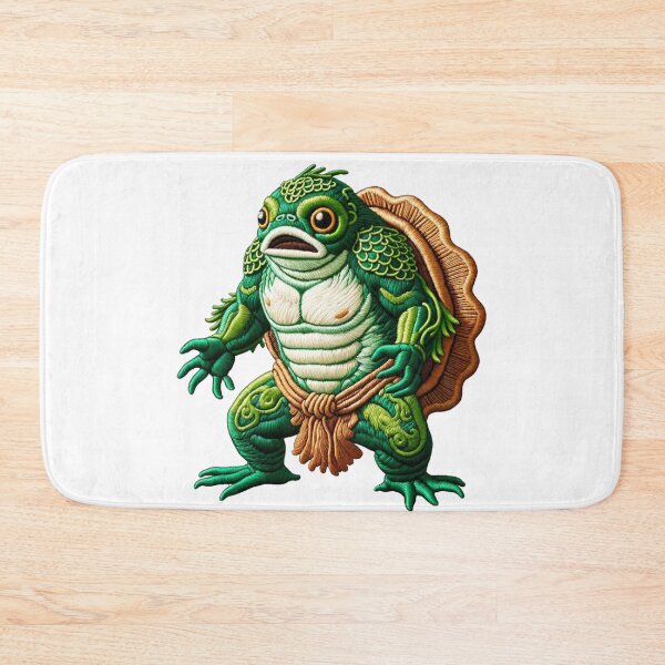 Item preview, Embroidered Japanese Kappa Monster Legend Myth designed and sold by kylmllr101684.