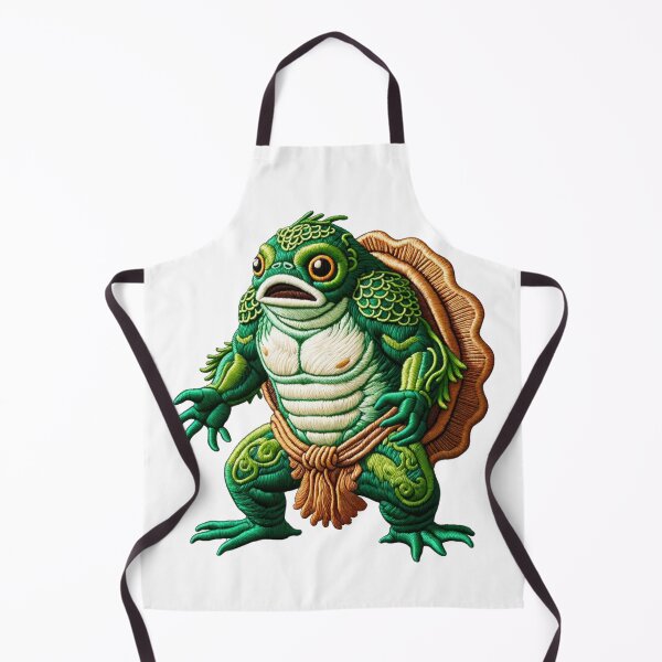 Item preview, Embroidered Japanese Kappa Monster Legend Myth designed and sold by kylmllr101684.
